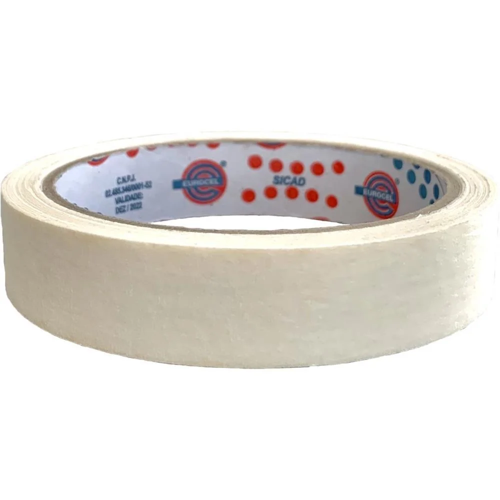 FITA CREPE 19MMX20M BRANCA EUROCEL (UNIDADE) - imagem 4