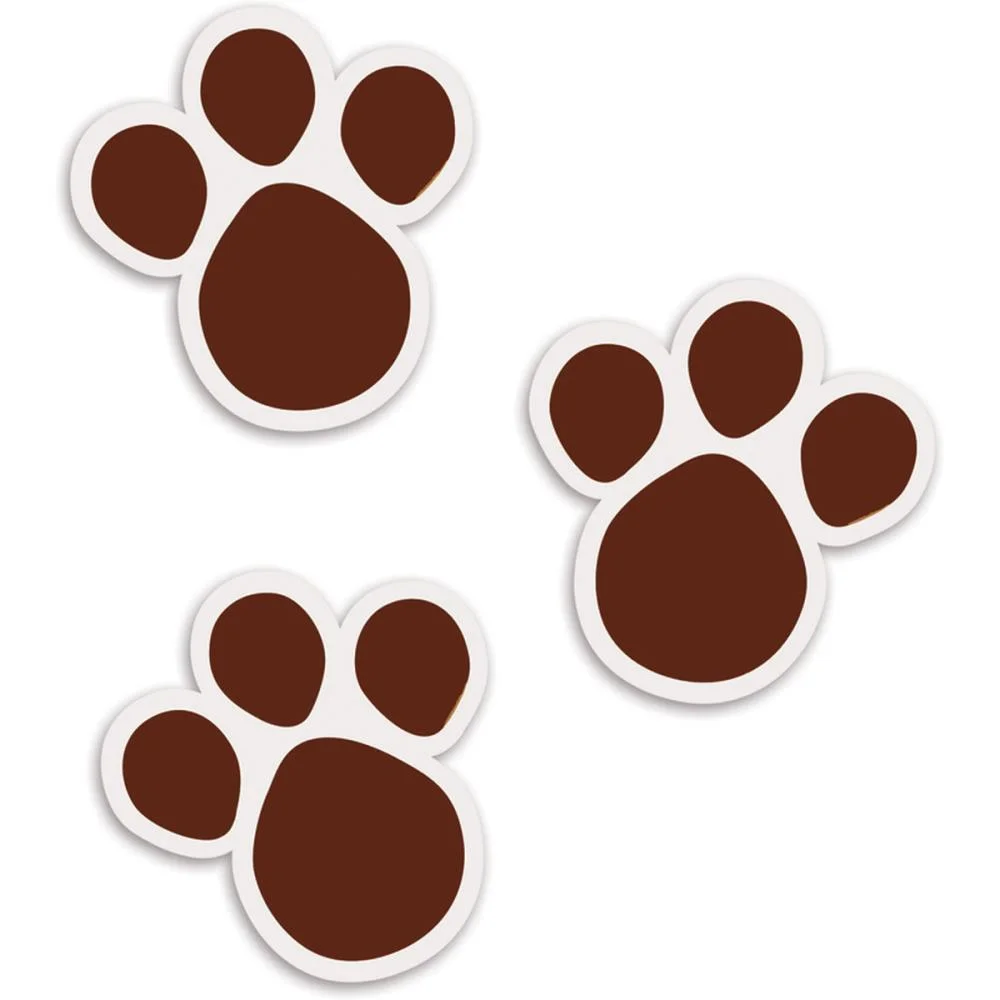 ADESIVOS DECORADOS PASCOA PATINHAS MARROM GRANDE PACKPEL (PCT.C/12) - imagem 3