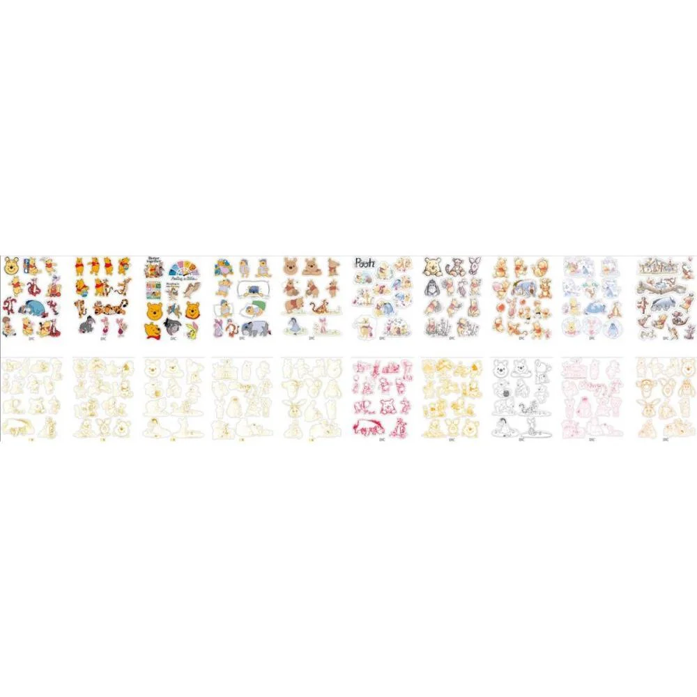 ADESIVOS DECORADOS POOH 20F DAC (UNIDADE) - imagem 3