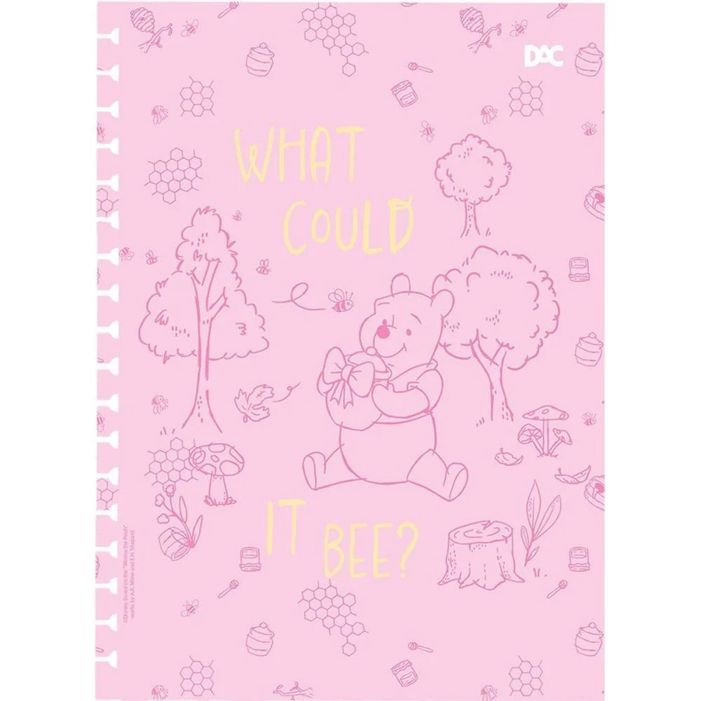 CADERNO 01X1 CP.DURA COLEGIAL POOH SMART C/ELASTICO 80F DAC (UNIDADE) - imagem 5