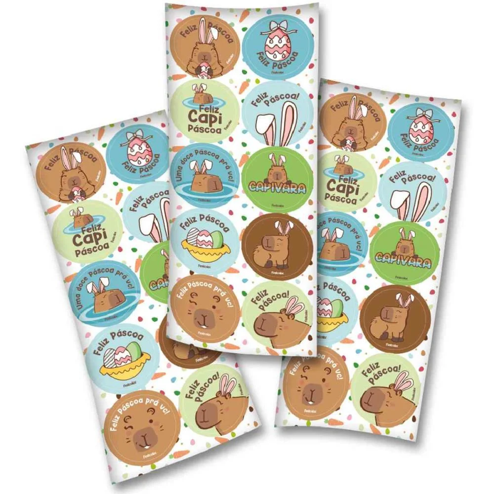 ADESIVOS DECORADOS CAPIPASCOA FESTCOLOR (PCT.C/30) - imagem 2