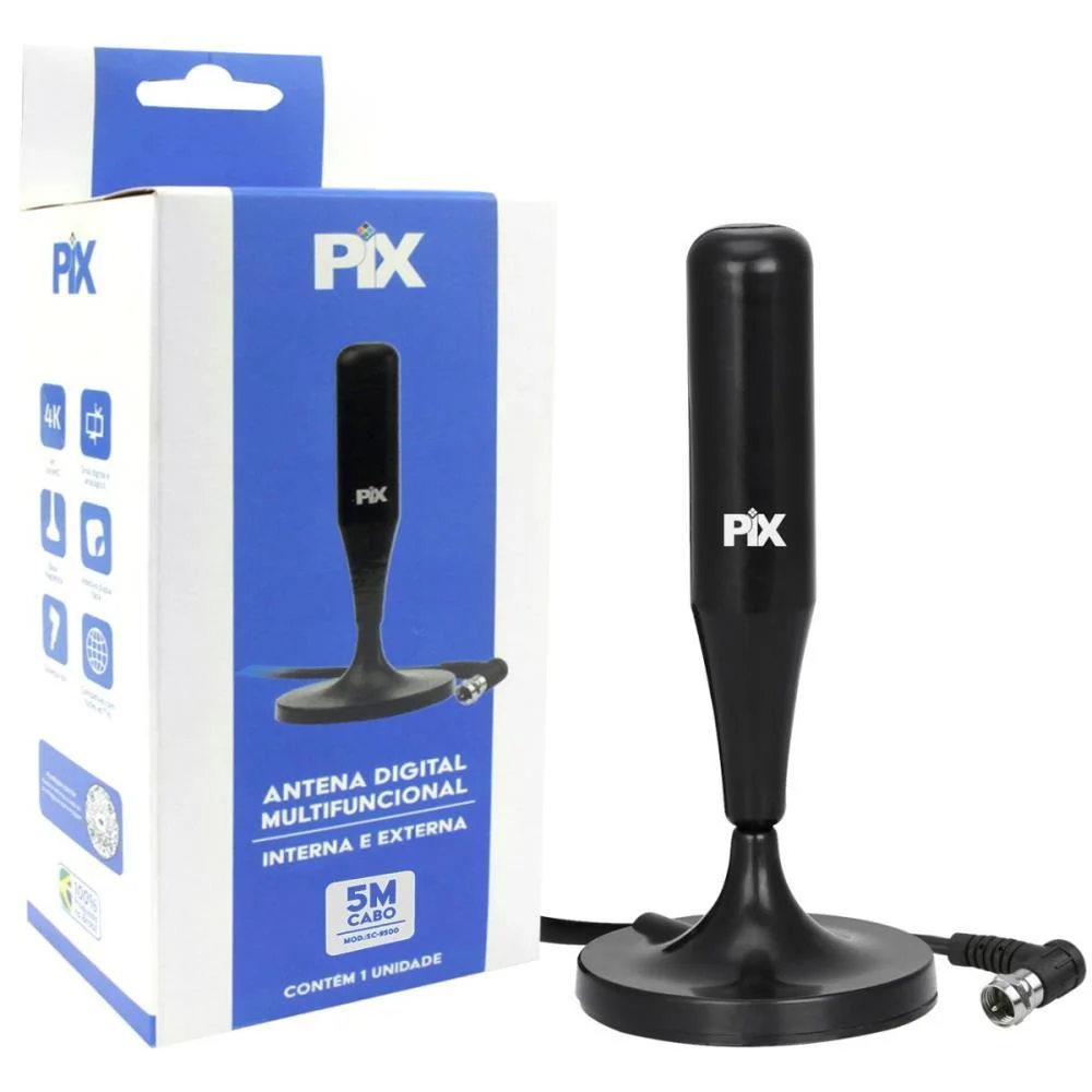 ANTENA PARA TV INTERNA/EXTERNA HDTV DIGITAL SANTANA CENTRO (UNIDADE) - imagem 4