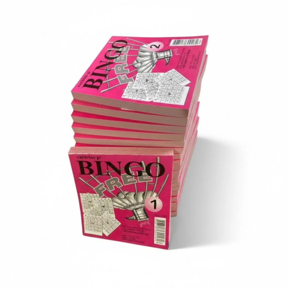 BLOCO PARA BINGO ROSA 110X100MM 100 FOLHAS GRAFICA GUERRA (PCT.C/15) - imagem 4