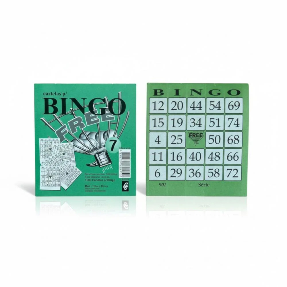 BLOCO PARA BINGO VERDE 110X100MM 100 FOLHAS GRAFICA GUERRA (PCT.C/15) - imagem 3