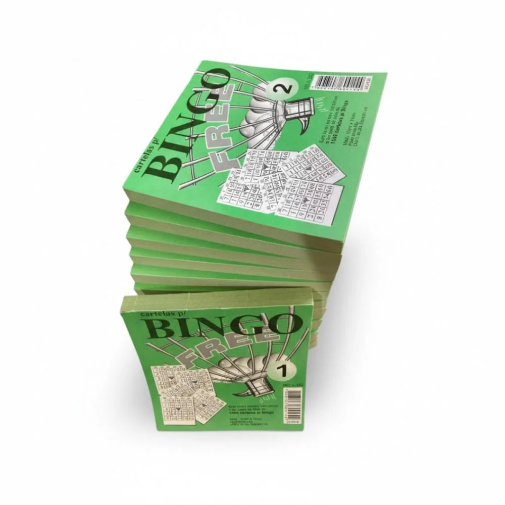BLOCO PARA BINGO VERDE 110X100MM 100 FOLHAS GRAFICA GUERRA (PCT.C/15) - imagem 5