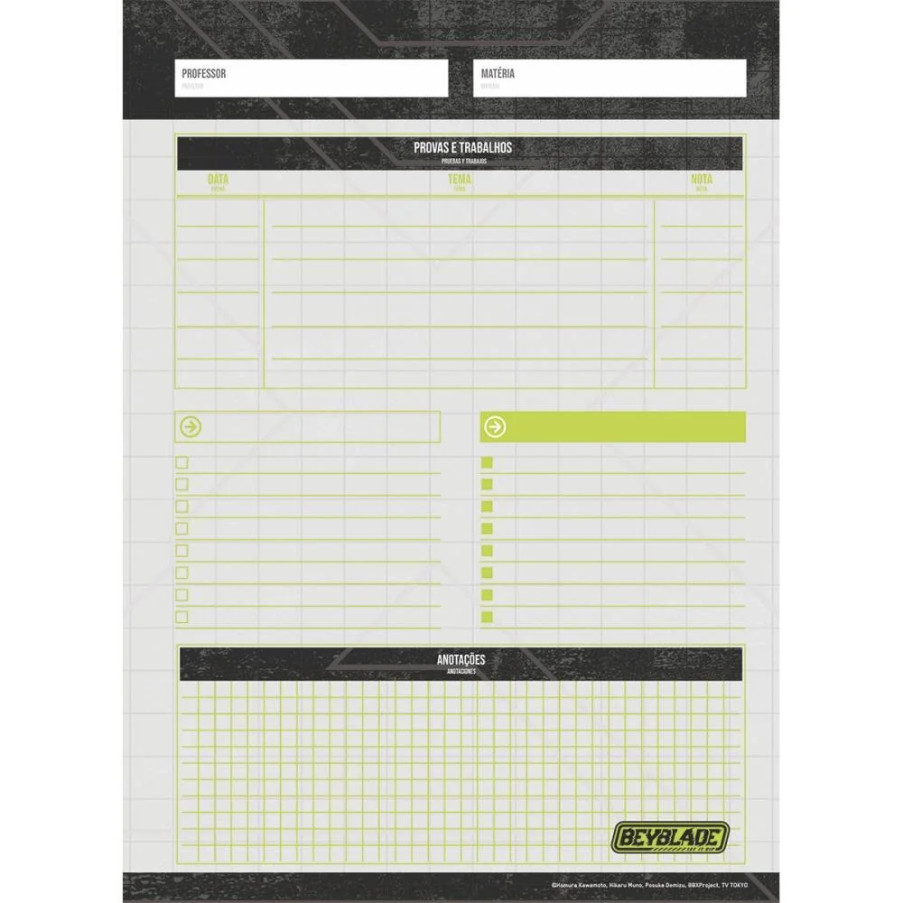 CADERNO 01X1 CAPA DURA BEYBLADE 80FLS. JANDAIA (PCY.C/04) - imagem 11