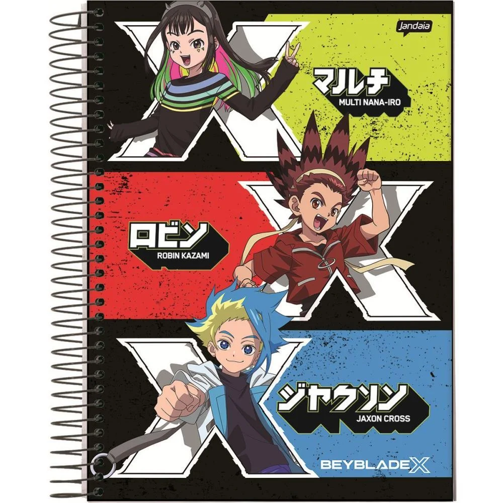 CADERNO 01X1 CAPA DURA BEYBLADE 80FLS. JANDAIA (PCY.C/04) - imagem 5