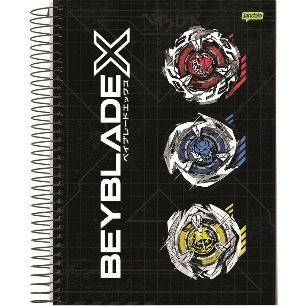 CADERNO 01X1 CAPA DURA BEYBLADE 80FLS. JANDAIA (PCY.C/04) - imagem 7