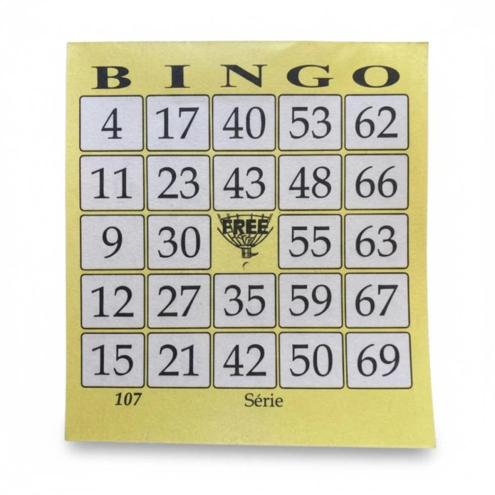 BLOCO PARA BINGO AMARELO 110X100MM 100 FOLHAS GRAFICA GUERRA (PCT.C/15) - imagem 4