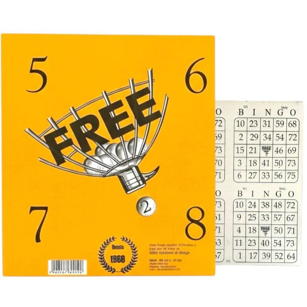 BLOCO PARA BINGO BINGAO JORNAL 4X1 100 FOLHAS GRAFICA GUERRA (PCT.C/09) - imagem 5