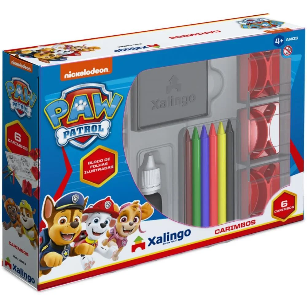 CARIMBO PEDAGOGICO PATRULHA CANINA 6 PECAS XALINGO (UNIDADE) - imagem 2