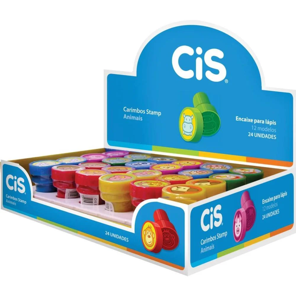 CARIMBO PEDAGOGICO CIS STAMP ANIMAIS SERTIC (CX.C/24) - imagem 14
