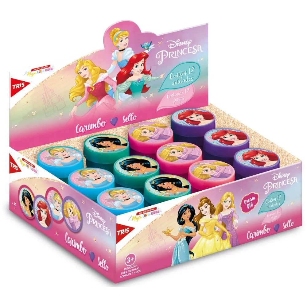 CARIMBO PEDAGOGICO PRINCESAS 4 MODELOS SORTIDOS SUMMIT (DP.C/12) - imagem 3