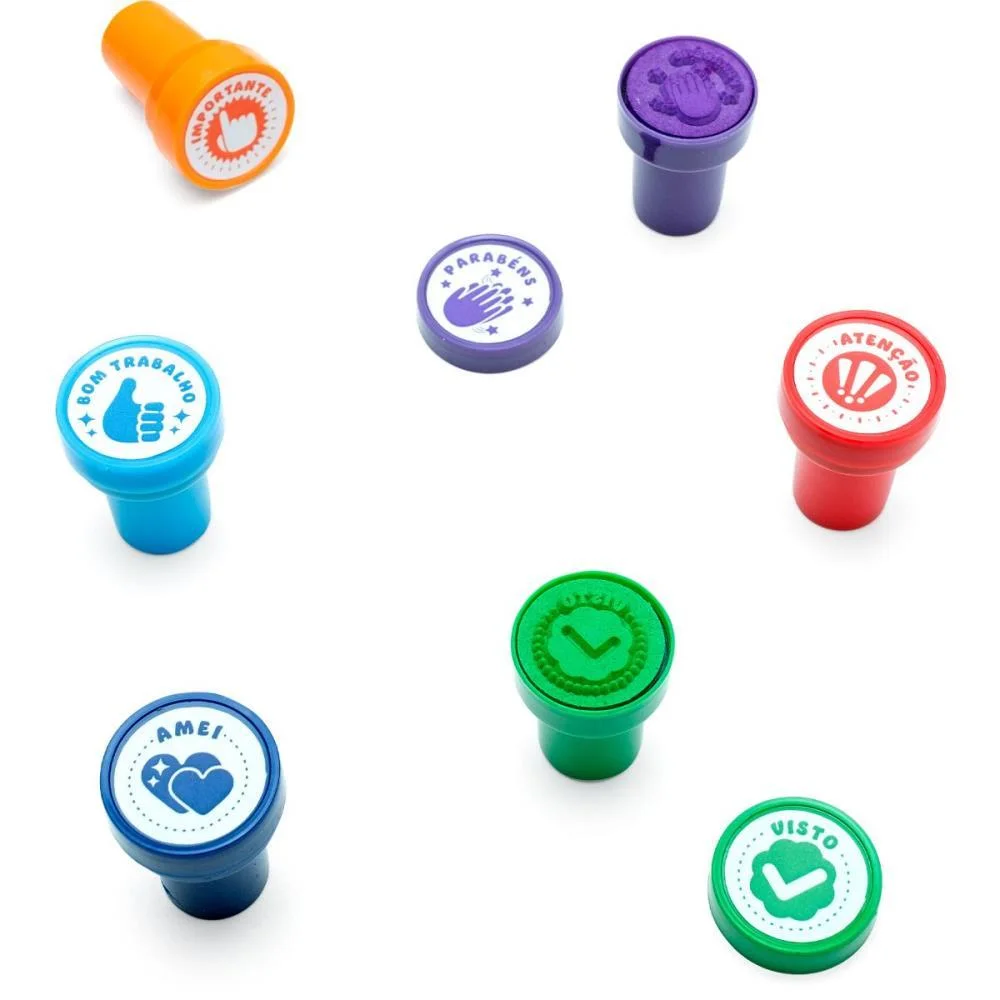 CARIMBO PEDAGOGICO 6 MODELOS SORTIDOS LEONORA (DP.C/30) - imagem 11