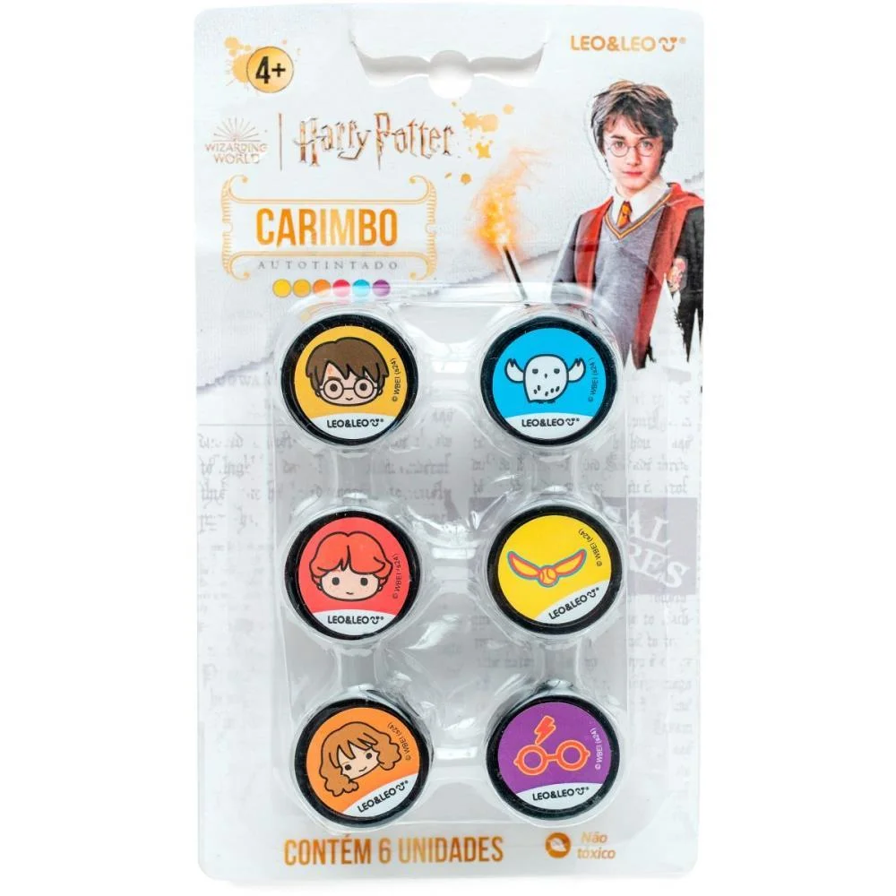CARIMBO PEDAGOGICO HARRY POTTER 6 MODELOS LEONORA (BL.C/06) - imagem 3