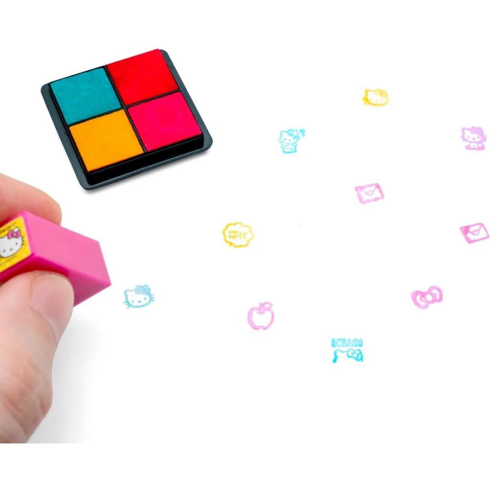 CARIMBO PEDAGOGICO HELLO KITTY C/ALMOFADA 8 MODEL LEONORA (KIT) - imagem 7