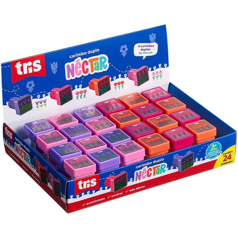 CARIMBO PEDAGOGICO TRIS NECTAR 4MOD.DUPLOS SORTID SUMMIT (DP.C/24) - imagem 2