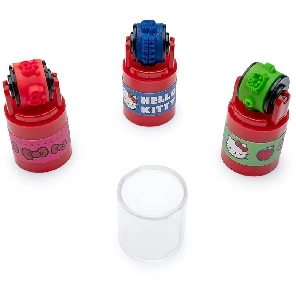 CARIMBO PEDAGOGICO HELLO KITTY ROLLER 3MOD. LEONORA (BLISTER) - imagem 4
