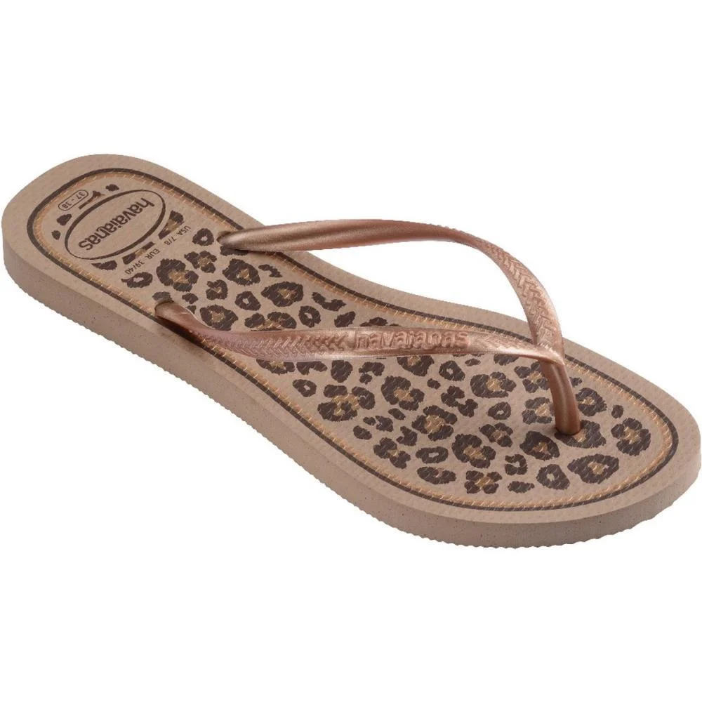 CHINELO HAVAIANAS FEMININO SLIM ANIMALS 37/8 ROSE GOLD HAVAIANAS (PAR) - imagem 3