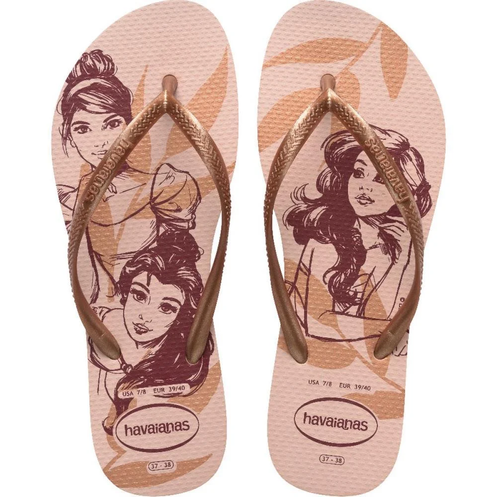 CHINELO HAVAIANAS FEMININO SLIM DISNEY 39/0 ROSA BALLET HAVAIANAS (PAR) - imagem 6
