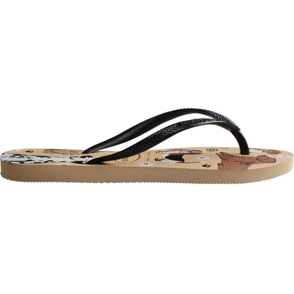 CHINELO HAVAIANAS FEMININO SLIM PETS 39/0 PRETO/DOURADO HAVAIANAS (PAR) - imagem 5