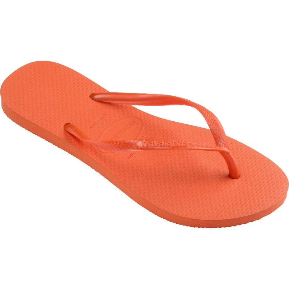 CHINELO HAVAIANAS FEMININO SLIM 39/0 LARANJA SUNSET HAVAIANAS (PAR) - imagem 4