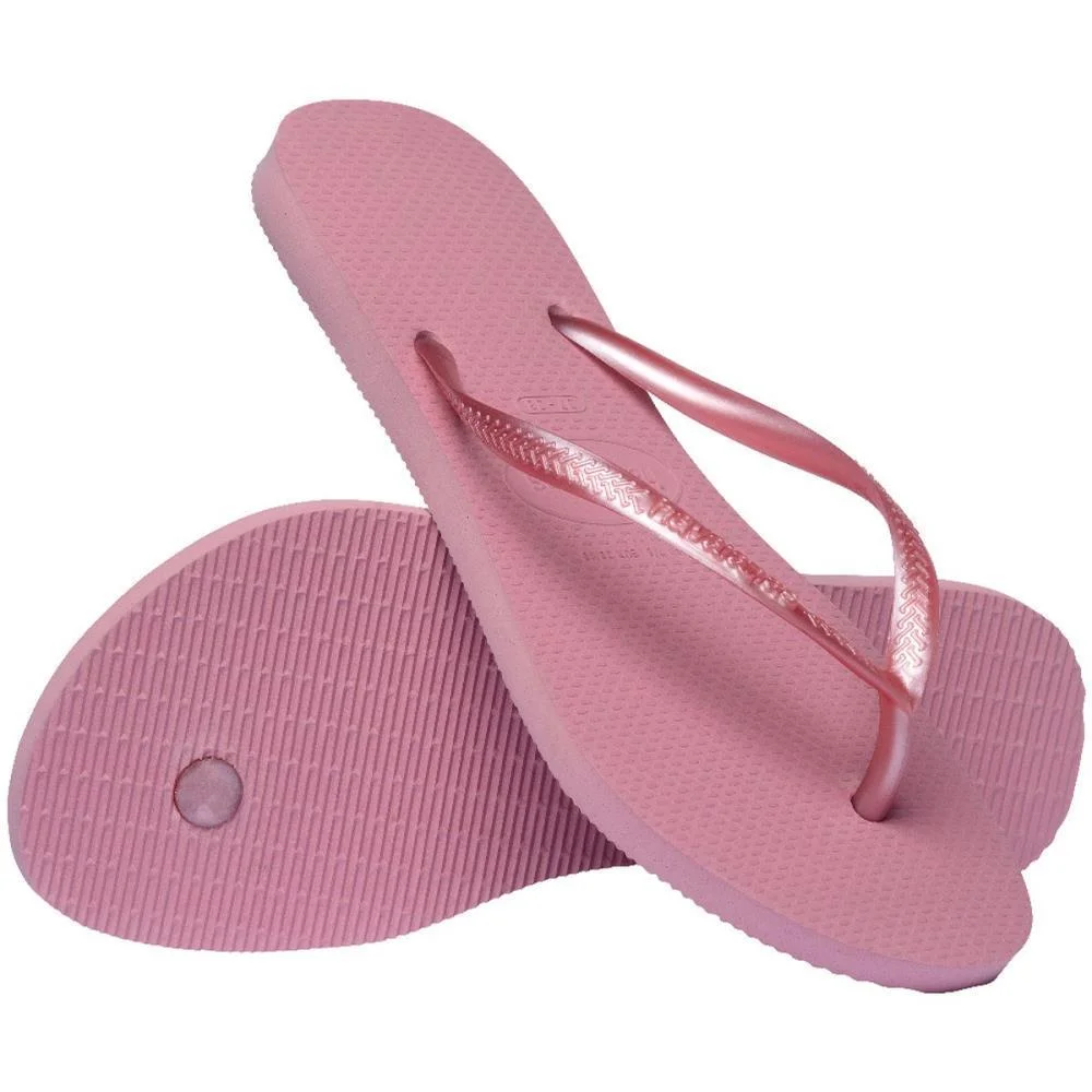 CHINELO HAVAIANAS FEMININO SLIM 35/6 ROSA CHIFFON HAVAIANAS (PAR) - imagem 6