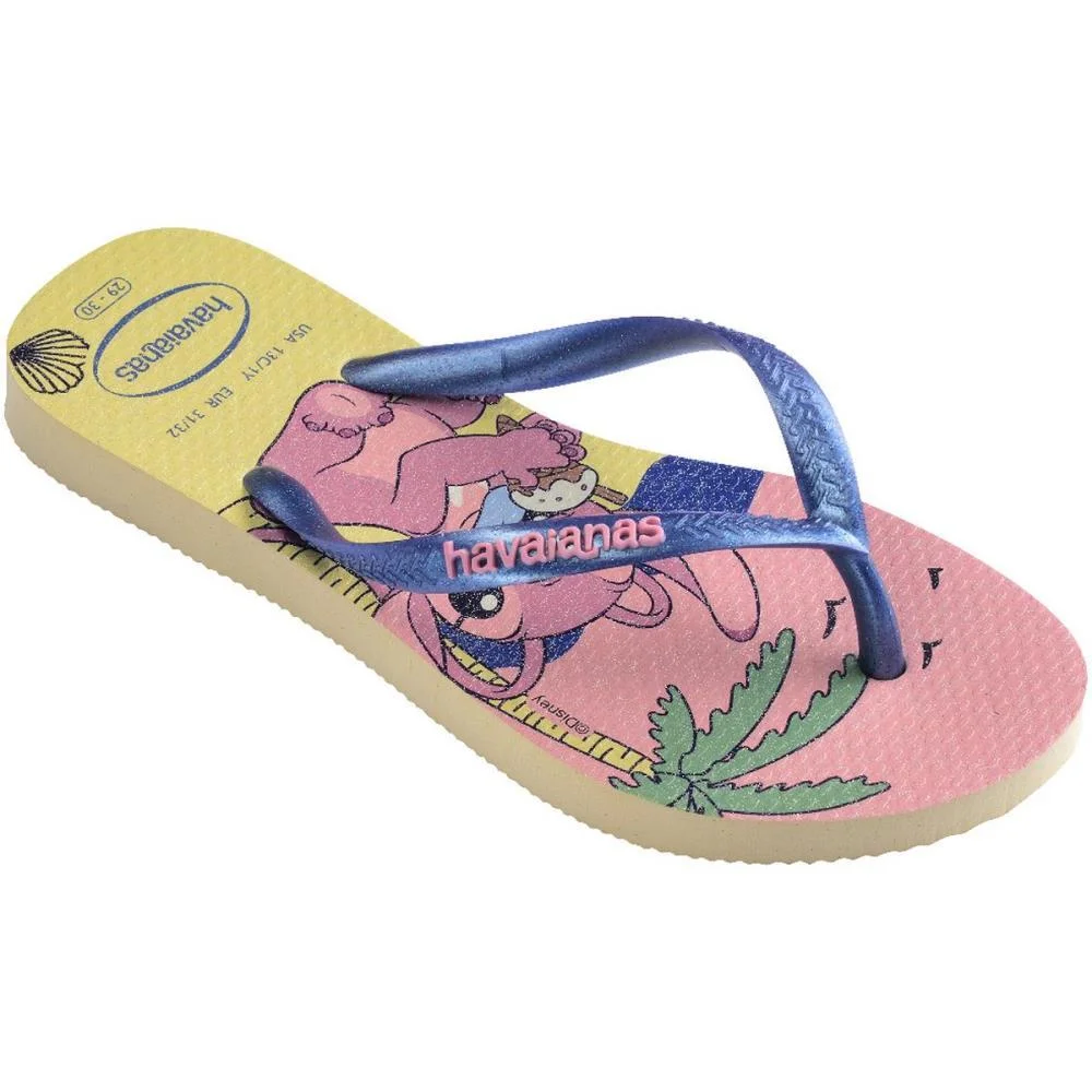 CHINELO HAVAIANAS INFANTIL STITCH KIDS SLIM DISNEY 29/0 HAVAIANAS (PAR) - imagem 3