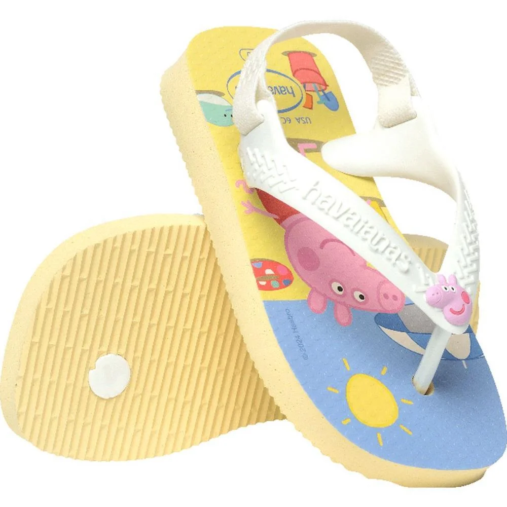 CHINELO HAVAIANAS INFANTIL BABY PEPPA PIG 20 BUTTERCREAM HAVAIANAS (PAR) - imagem 6