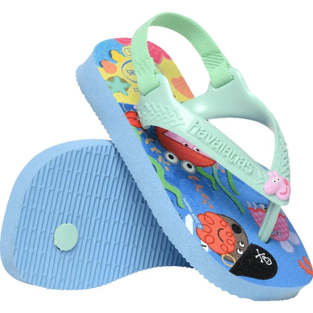 CHINELO HAVAIANAS INFANTIL BABY PEPPA PIG 20 AZUL LAVANDA HAVAIANAS (PAR) - imagem 6