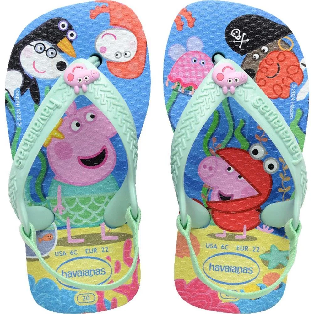 CHINELO HAVAIANAS INFANTIL BABY PEPPA PIG 22 AZUL LAVANDA HAVAIANAS (PAR) - imagem 2