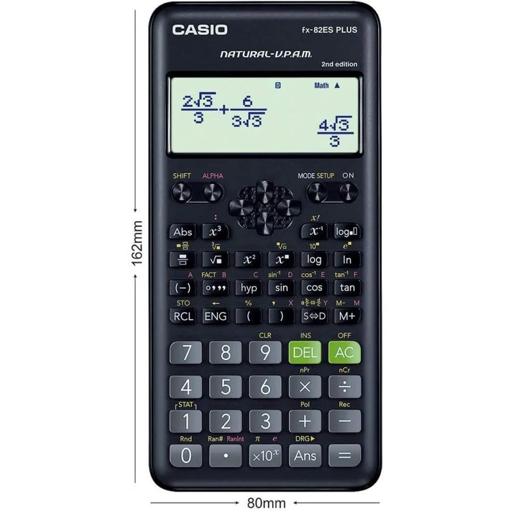 CALCULADORA CIENTIFICA FX82 ESP. 252 FUNCOES PRETA CASIO (UNIDADE) - imagem 5