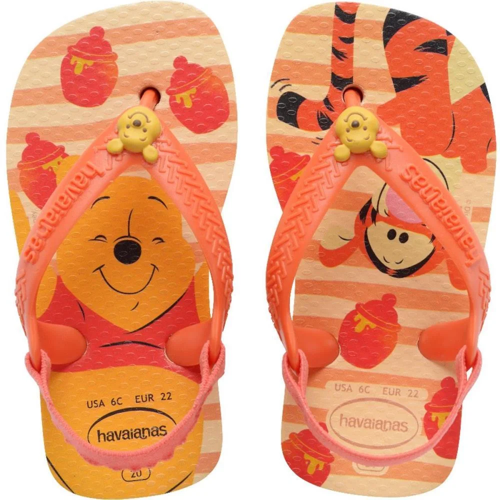 CHINELO HAVAIANAS INFANTIL BABY DISNEY CLASSICS 22 LARANJ HAVAIANAS (PAR) - imagem 2