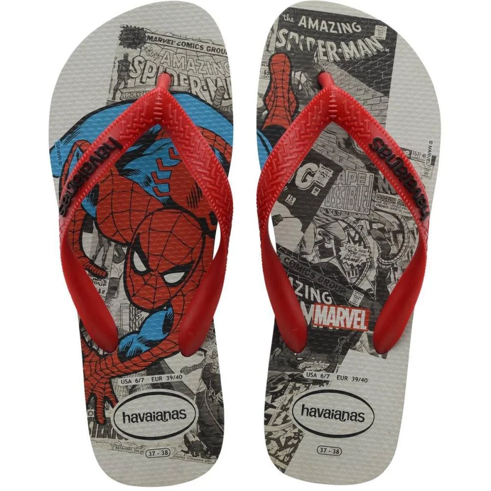 CHINELO HAVAIANAS LICENCIADO MARVEL CLASSICS 43/4 PRETO HAVAIANAS (PAR) - imagem 2