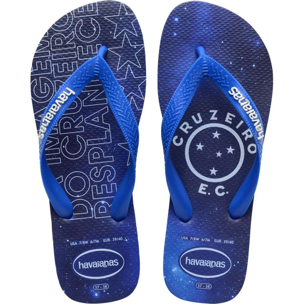 CHINELO HAVAIANAS LICENCIADO TOP CRUZEIRO 37/8 AZUL ESTRELA HAVAIANAS (PAR) - imagem 2