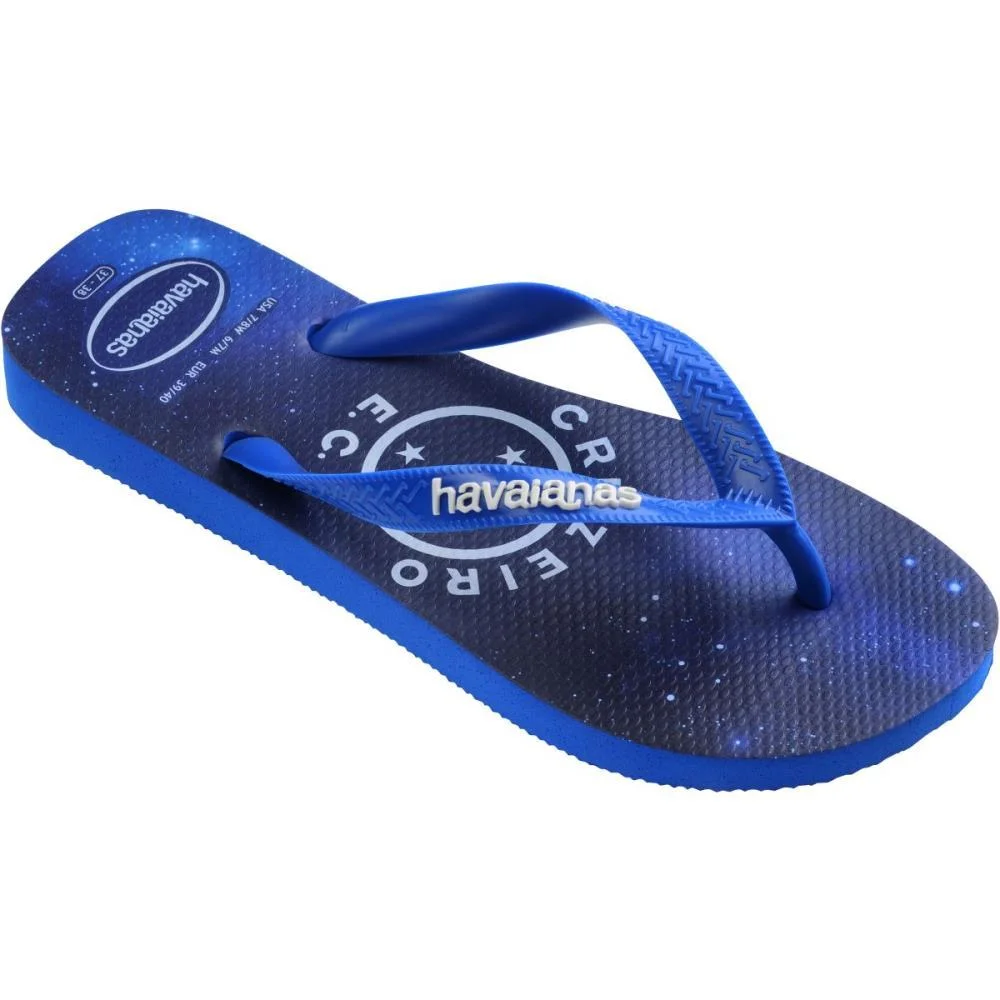CHINELO HAVAIANAS LICENCIADO TOP CRUZEIRO 37/8 AZUL ESTRELA HAVAIANAS (PAR) - imagem 4