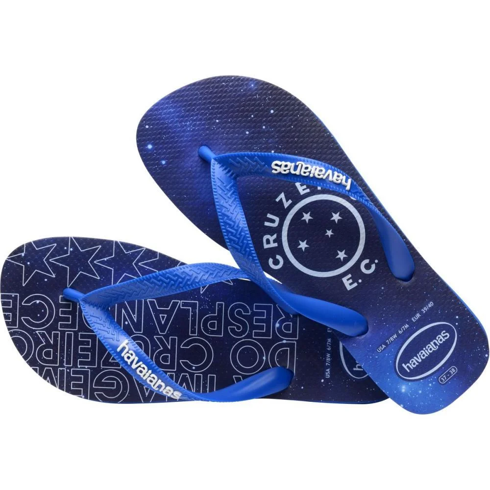 CHINELO HAVAIANAS LICENCIADO TOP CRUZEIRO 37/8 AZUL ESTRELA HAVAIANAS (PAR) - imagem 6