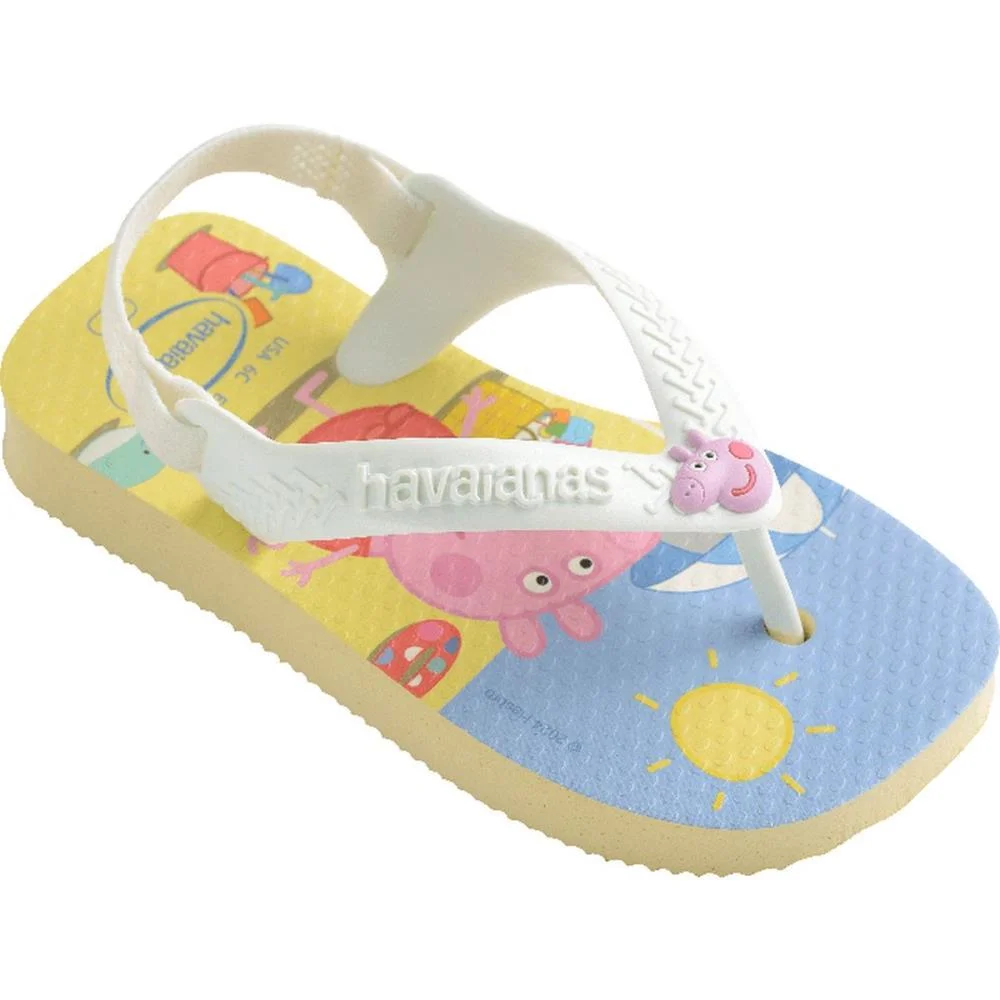 CHINELO HAVAIANAS INFANTIL BABY PEPPA PIG 21 BUTTERCREAM HAVAIANAS (PAR) - imagem 4