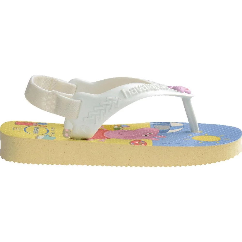CHINELO HAVAIANAS INFANTIL BABY PEPPA PIG 22 BUTTERCREAM HAVAIANAS (PAR) - imagem 5