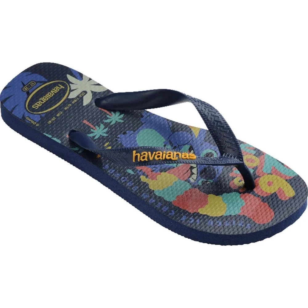 CHINELO HAVAIANAS LICENCIADO STITCH TOP DISNEY 39/0 MARINHO HAVAIANAS (PAR) - imagem 4
