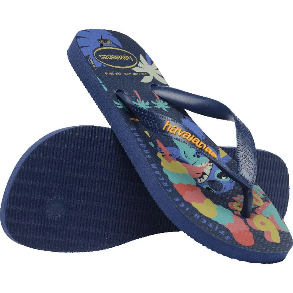 CHINELO HAVAIANAS LICENCIADO STITCH TOP DISNEY 39/0 MARINHO HAVAIANAS (PAR) - imagem 6