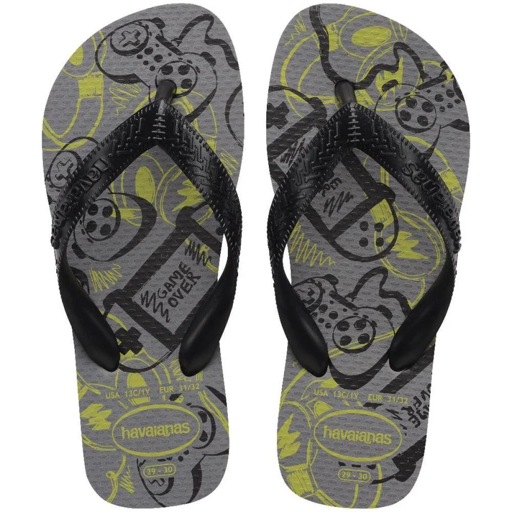 CHINELO HAVAIANAS INFANTIL KIDS ATHLETIC 29/0 CINZA ACO HAVAIANAS (PAR) - imagem 2