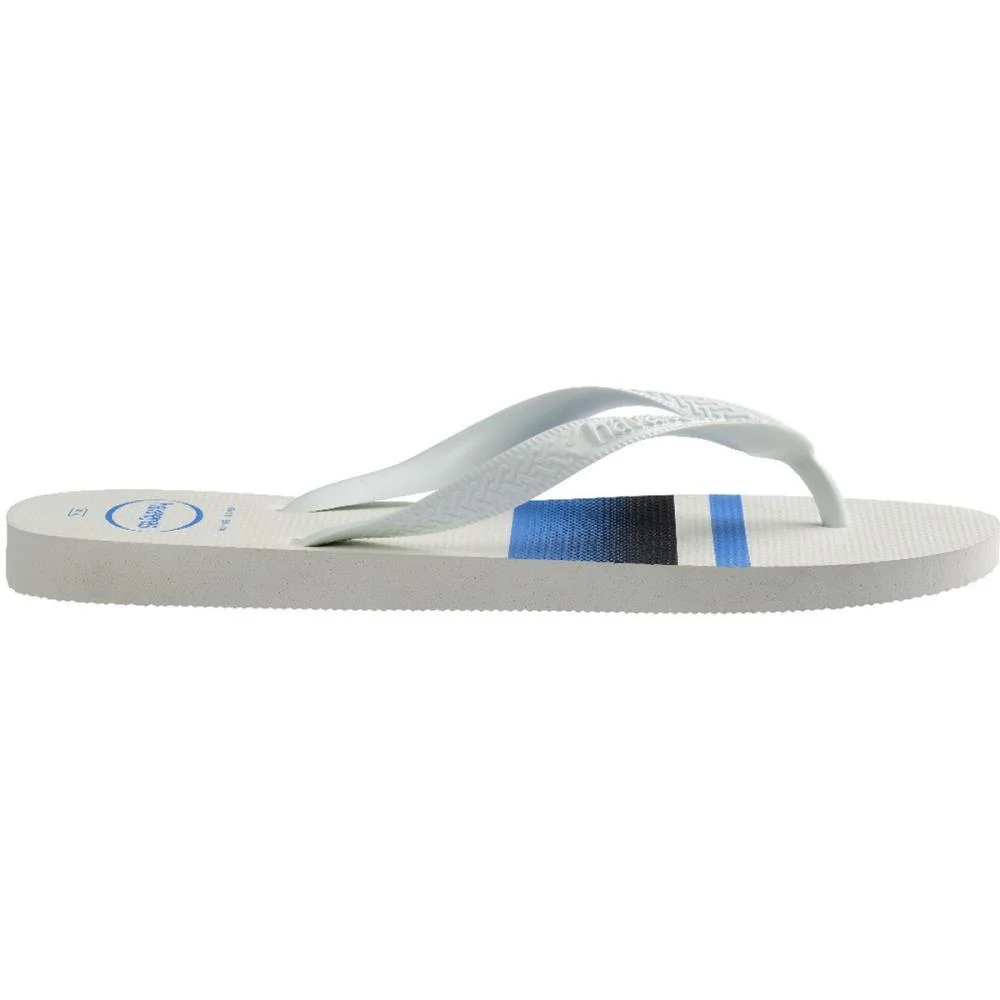 CHINELO HAVAIANAS MASCULINO TOP BASIC 41/2 BRANCO/AZUL HAVAIANAS (PAR) - imagem 4
