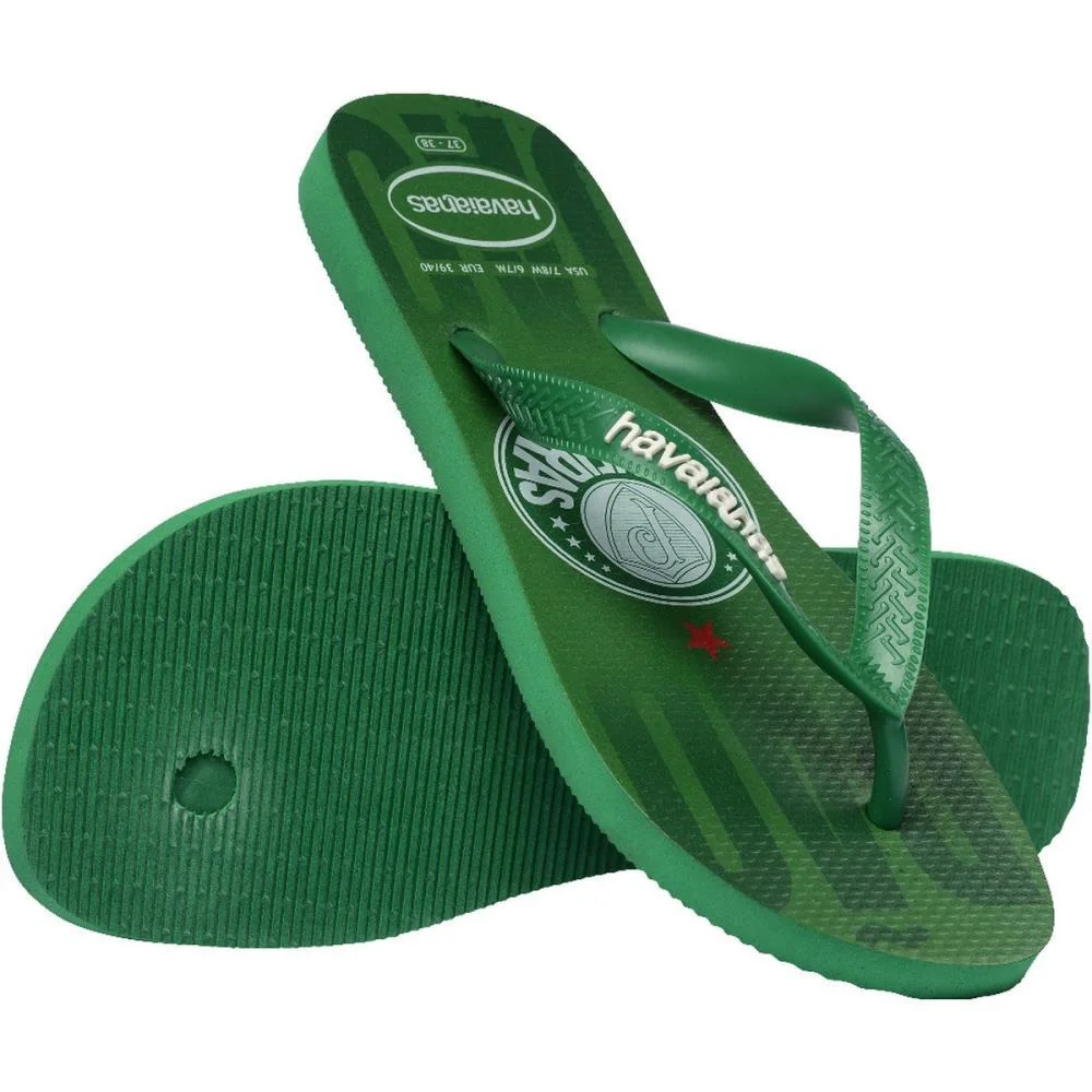 CHINELO HAVAIANAS MASCULINO TOP PALMEIRAS 43/4 VERDE HAVAIANAS (PAR) - imagem 5