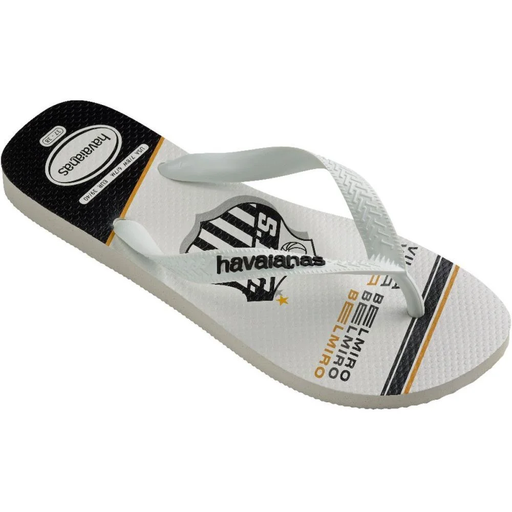 CHINELO HAVAIANAS MASCULINO TOP SANTOS 39/0 BRANCO HAVAIANAS (PAR) - imagem 3