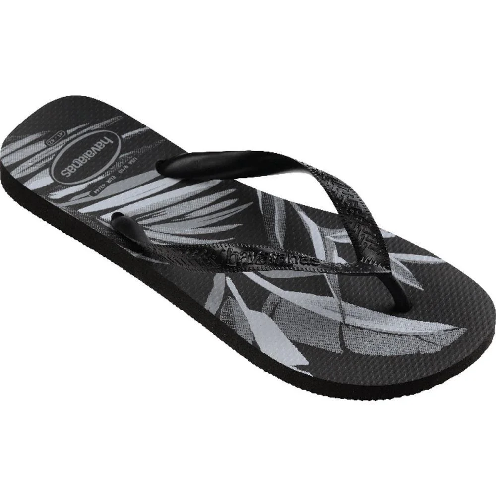 CHINELO HAVAIANAS MASCULINO ALOHA 41/2 PRETO/CINZA HAVAIANAS (PAR) - imagem 4