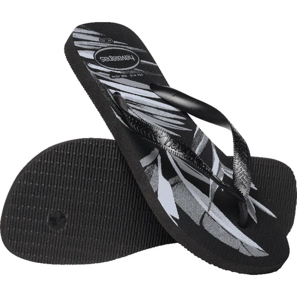 CHINELO HAVAIANAS MASCULINO ALOHA 41/2 PRETO/CINZA HAVAIANAS (PAR) - imagem 6