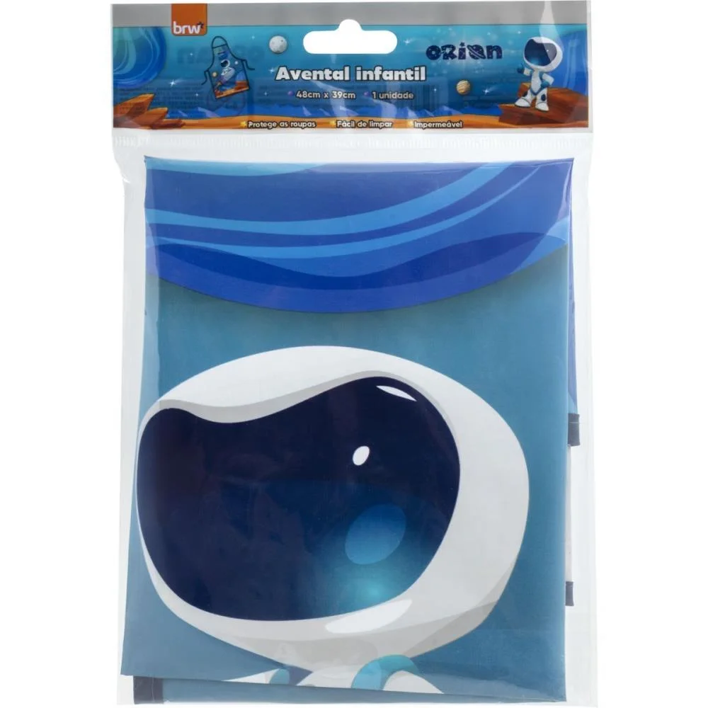 AVENTAL ESCOLAR DECORADO ORION INFANTIL BRW (BL.C/01) - imagem 5