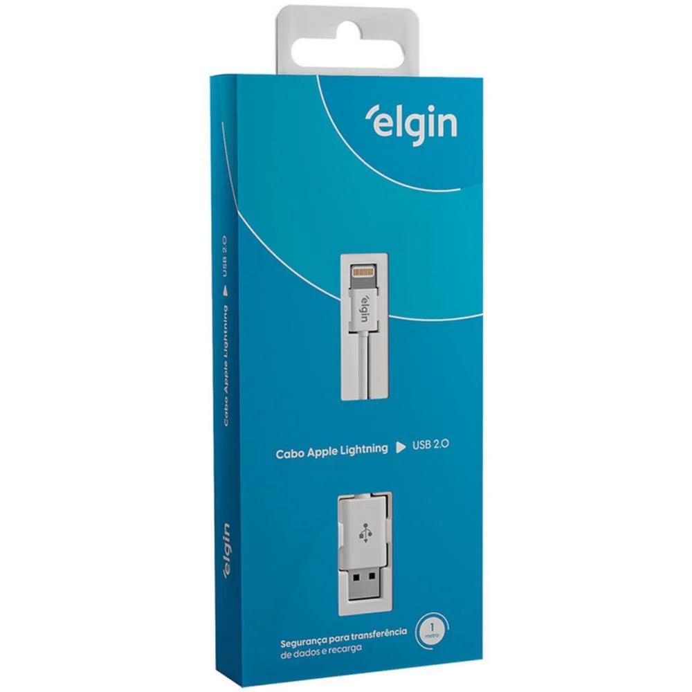 CABO USB LIGHTNING IPHONE5/IPAD4/MINI ELGIN (UNIDADE) - imagem 4