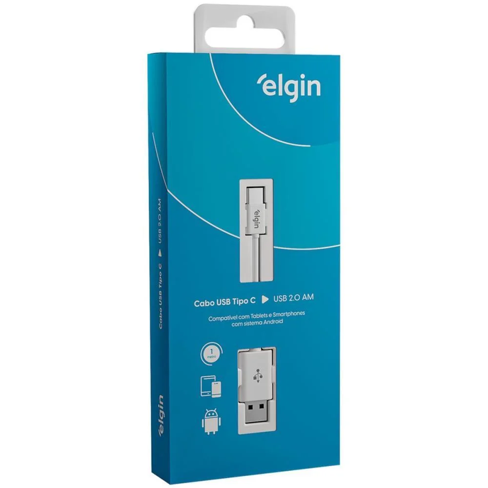 CABO USB TIPO C 1M ELGIN (UNIDADE) - imagem 2